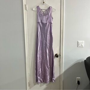 Elegant Lavender Sleeveless Dress